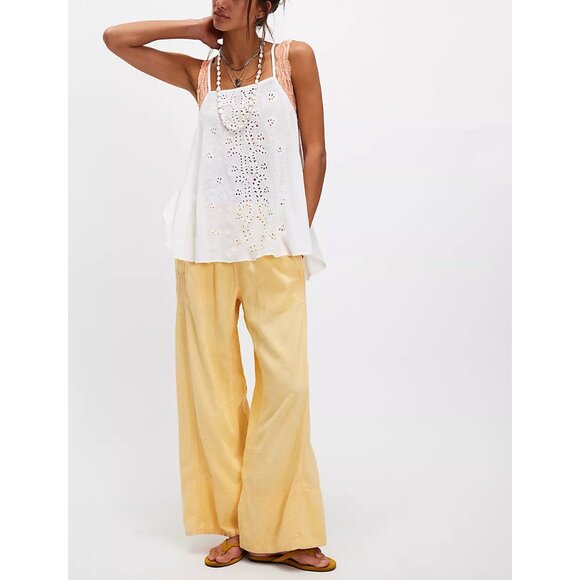 FREE PEOPLE Last Dance Apron Top / Ivory - Picture 2 of 8